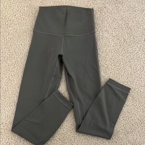 lululemon athletica gray/green Leggings. lululemon Align™ High-Rise Crop 25"